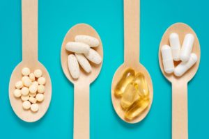 Vitamins on Spoons